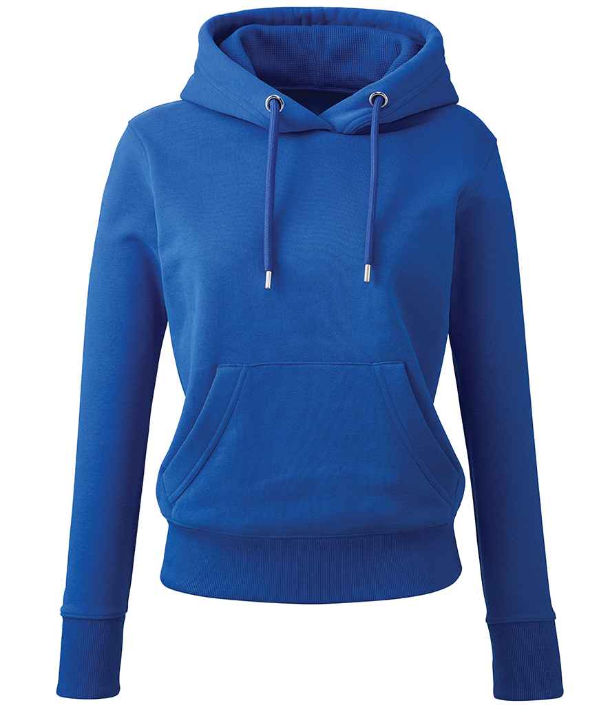 Anthem Ladies Organic Hoodie - AM03 - Royal Blue - Customisable Hood