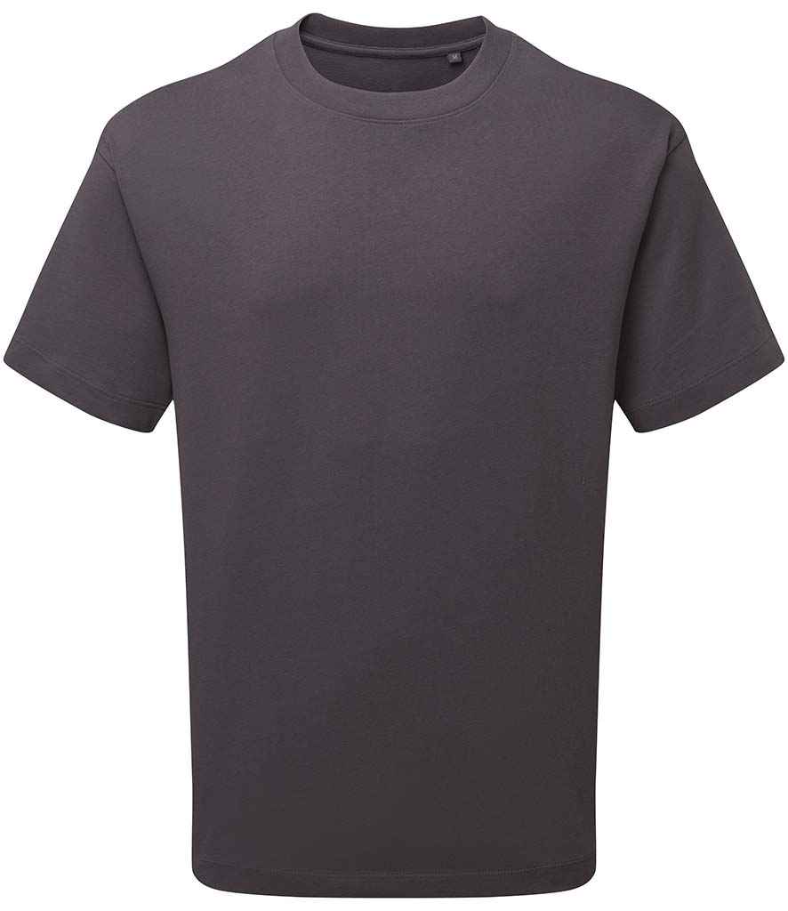 Anthem Unisex Organic Heavyweight T-Shirt - AM15 - Charcoal - Customisable T-Shirt