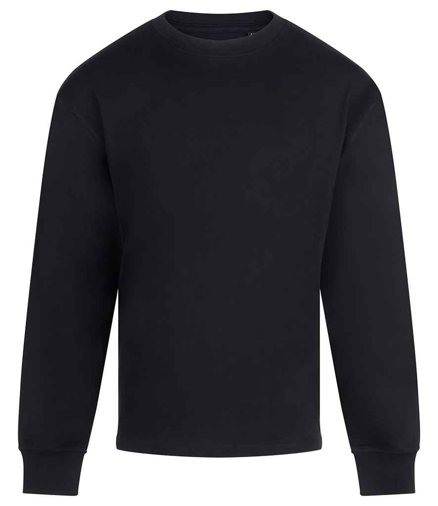 Anthem Headline Heavy Long Sleeve T-Shirt - AM16 - Black - Customisable T-Shirt