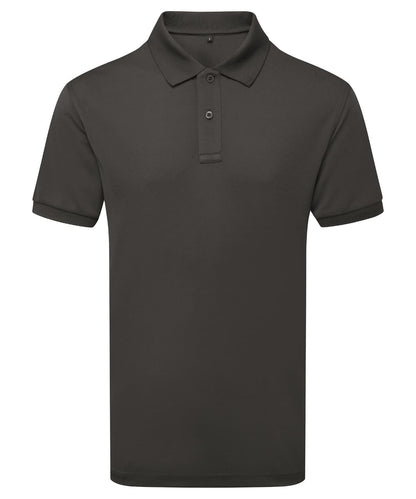 Asquith &amp; Fox Mens GlacierTech polo AQ002 - Charcoal - Customisable Polos