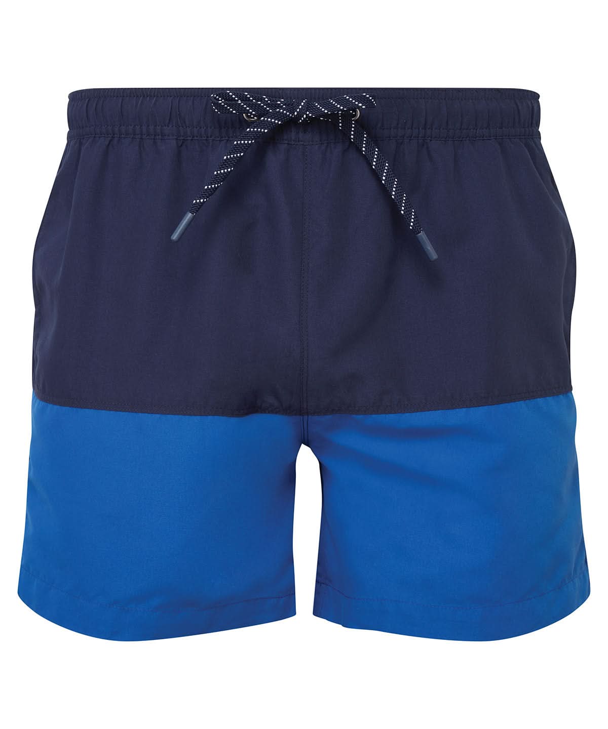Asquith &amp; Fox Block colour swim shorts AQ056 - Navy Royal - Customisable Shorts
