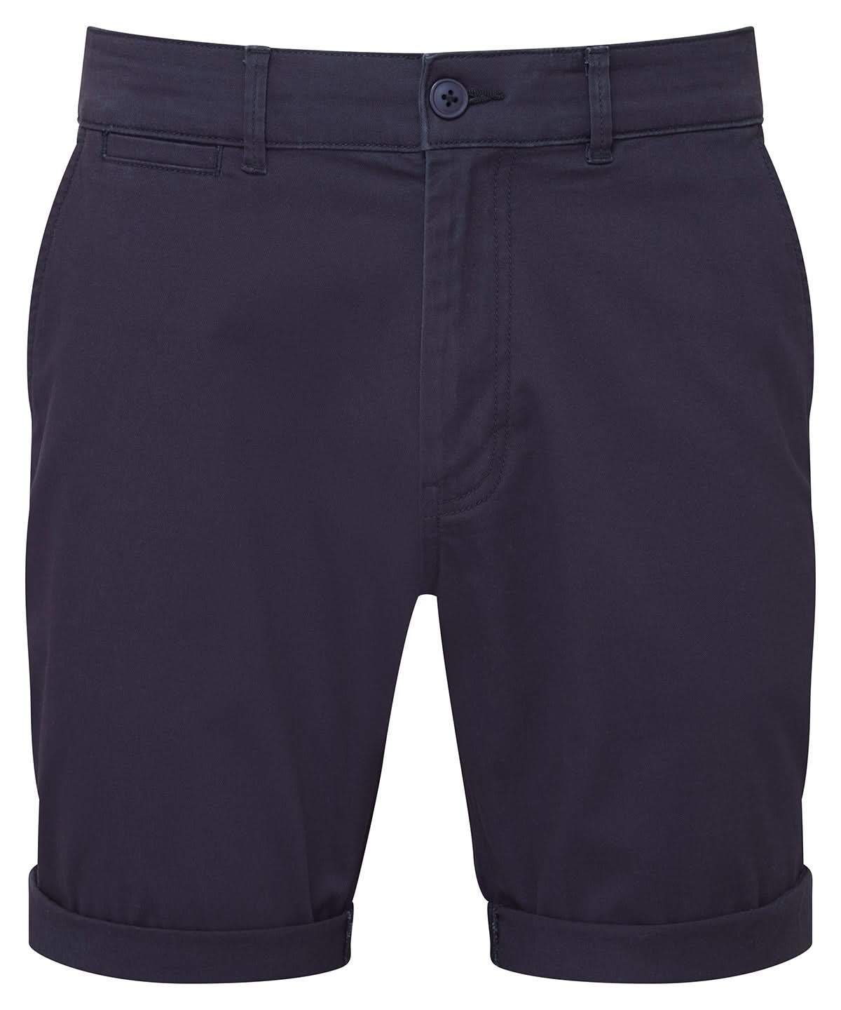 Asquith &amp; Fox Mens lightweight chino shorts AQ058 - Navy - Customisable Shorts