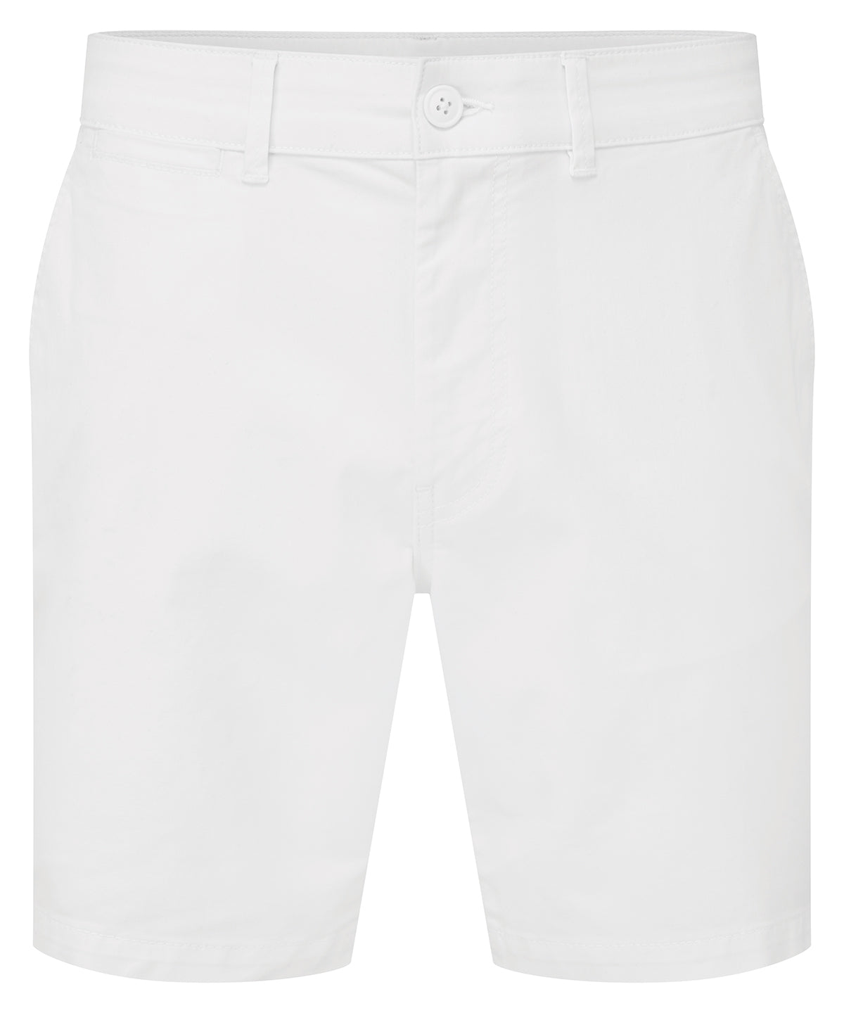 Mens lightweight chino shorts - AQ058 - White* - Customisable Shorts