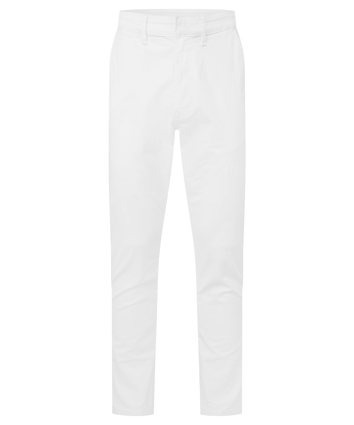 Mens lightweight chinos - AQ059 - White - Customisable Chinos
