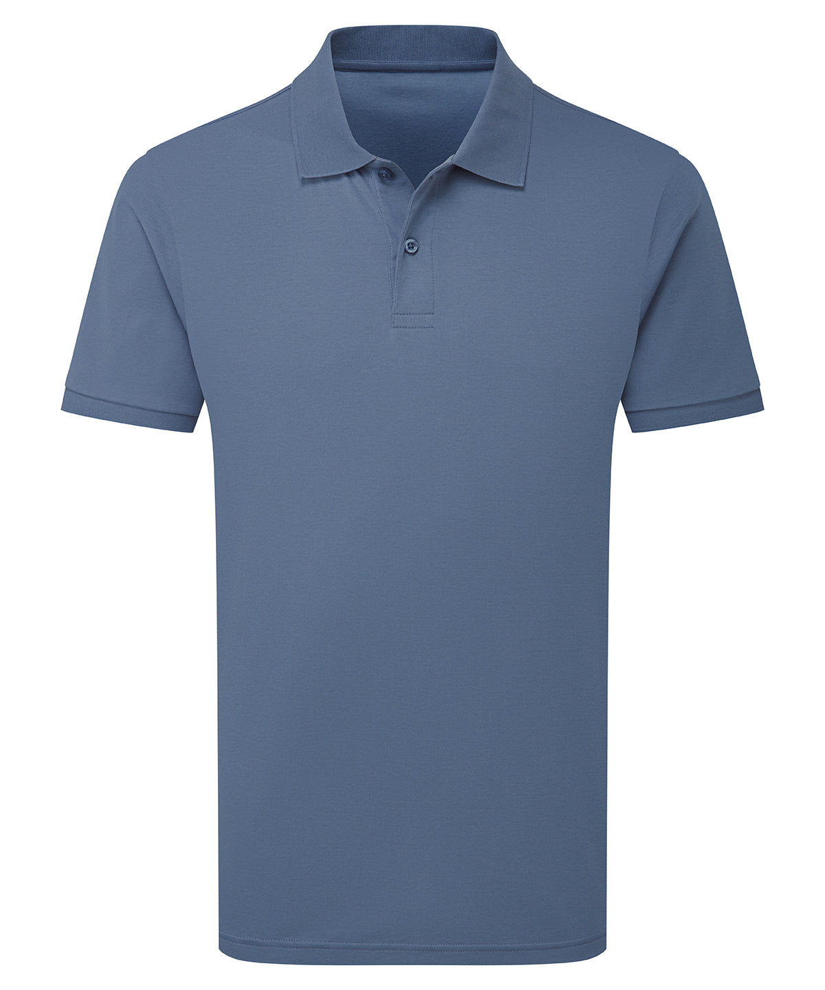 Premium mercerised polo - AQ101 - Blue Steel - Customisable Polos