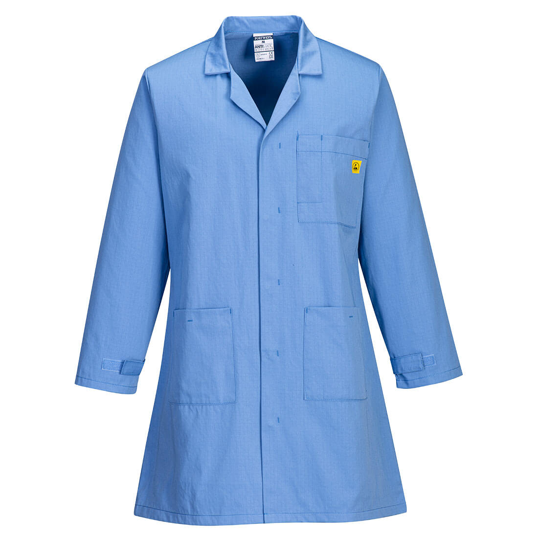 Anti Static Esd Coat - AS10 - Hamilton Blue - Customisable Coats