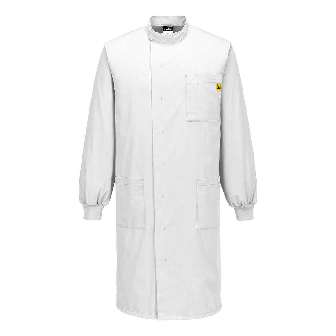 Anti Static Esd Howie Coat - AS15 - White - Customisable Coats