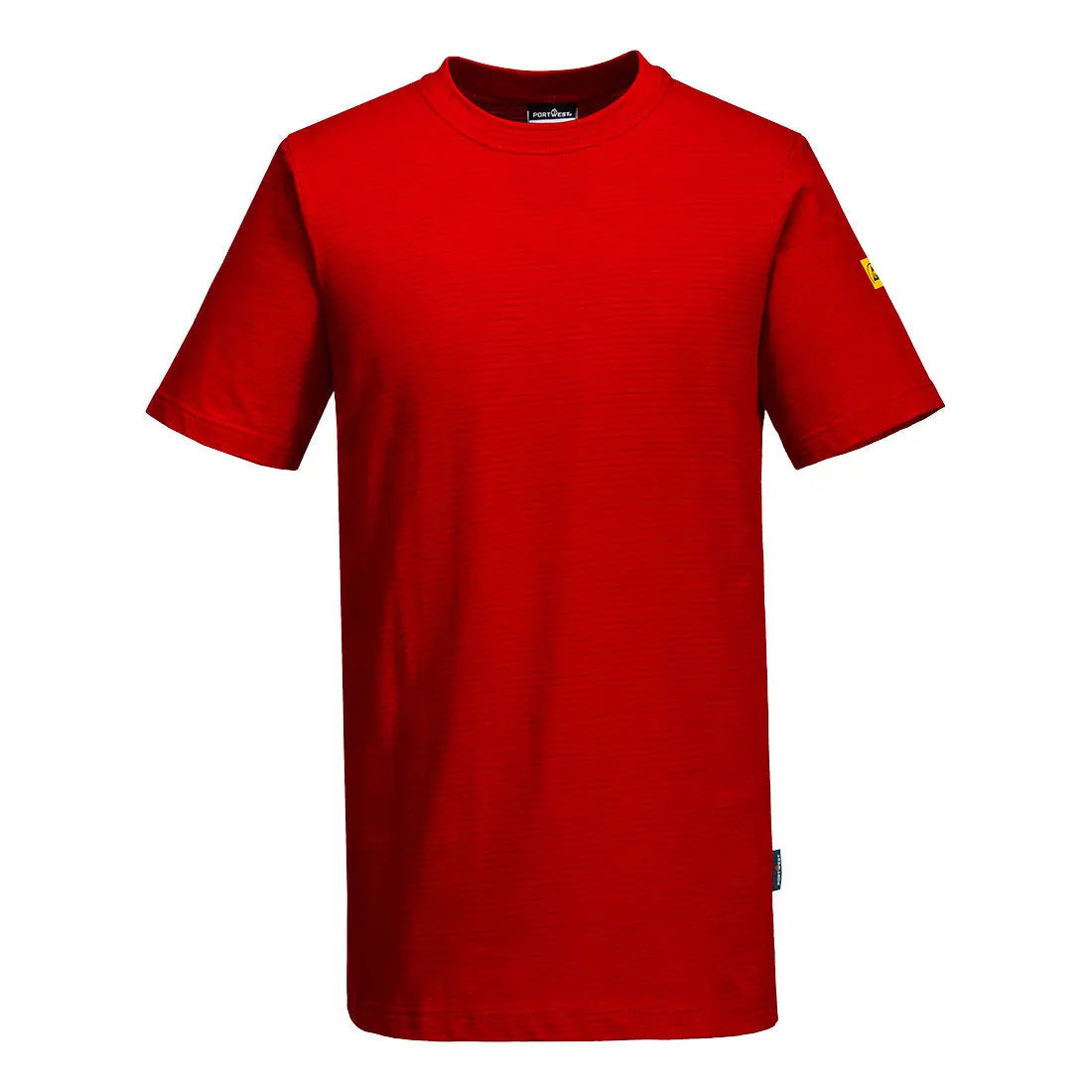 Anti Static Esd T Shirt S/S As20 - Deep Red - Customisable T-Shirt