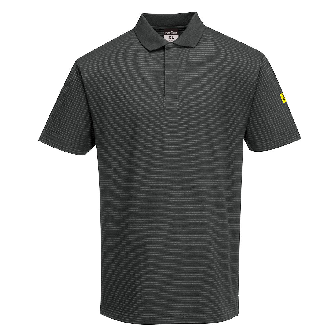 Anti Static Esd Polo Shirt S/S - AS21 - Zoom Grey - Customisable Polo Shirts