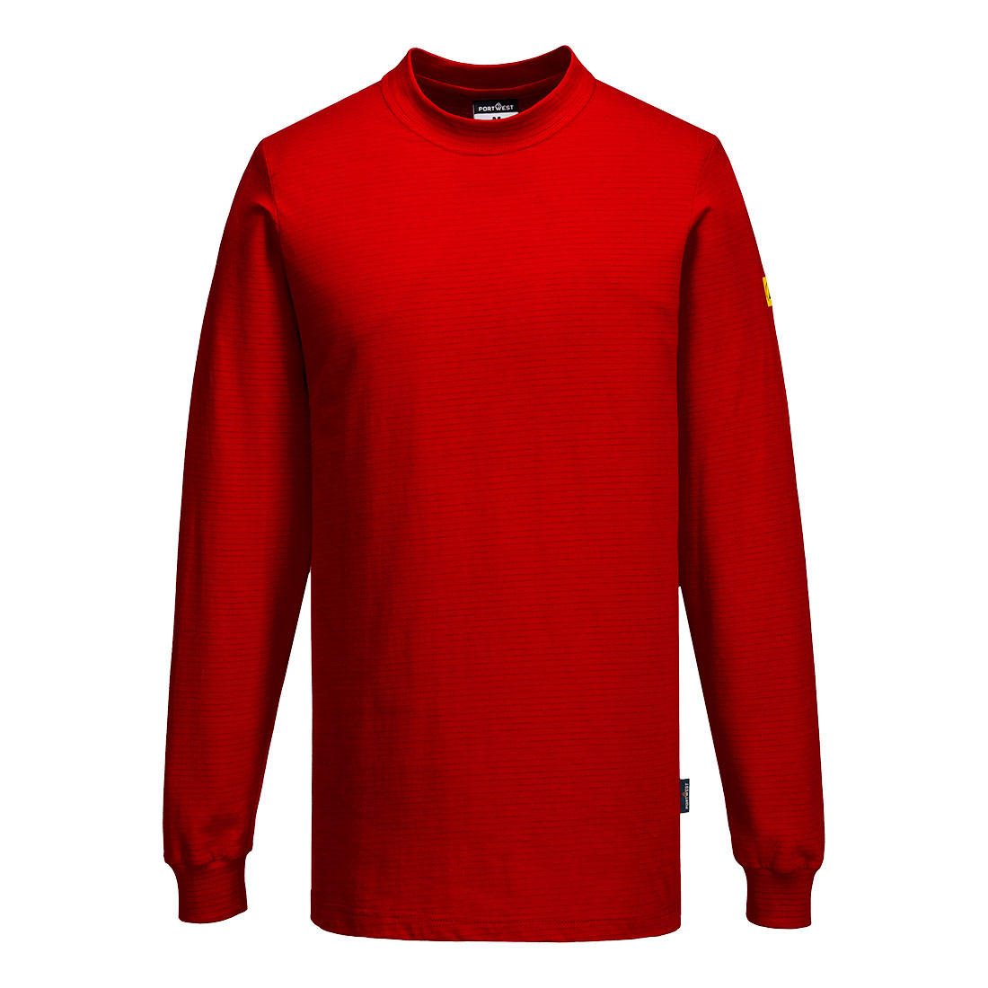 Anti Static Esd T Shirt L/S - AS22 - Deep Red - Customisable T-Shirt