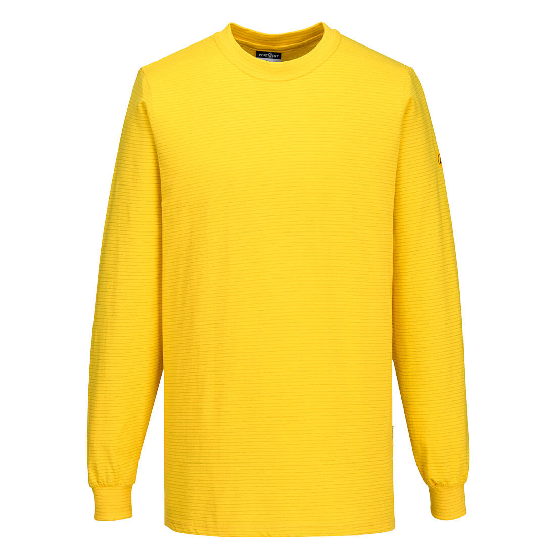 Anti Static Esd T Shirt L/S - AS22 - Deep Yellow - Customisable T-Shirt