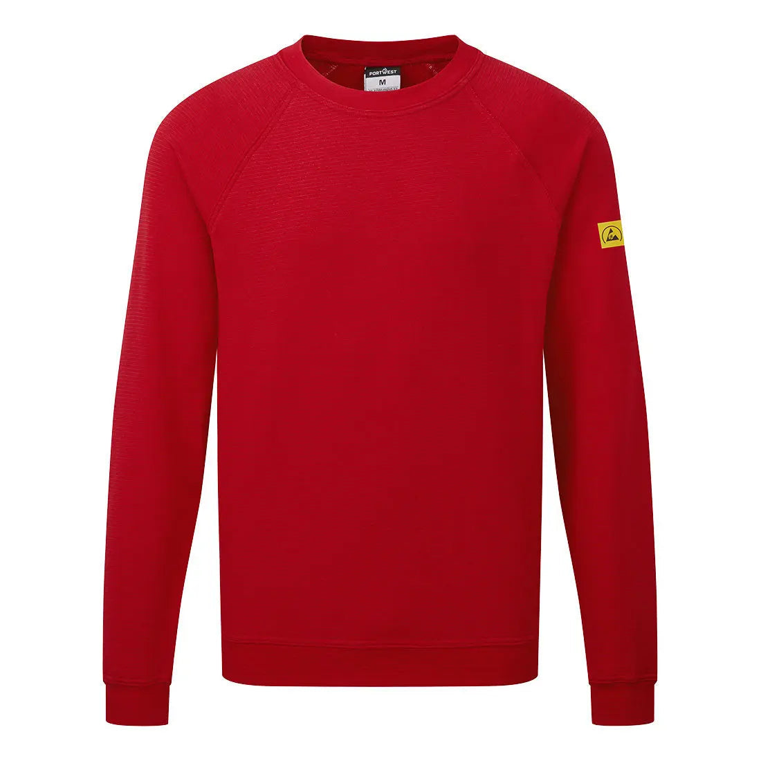 Anti Static Esd Sweatshirt As24 - Deep Red - Customisable Sweatshirts