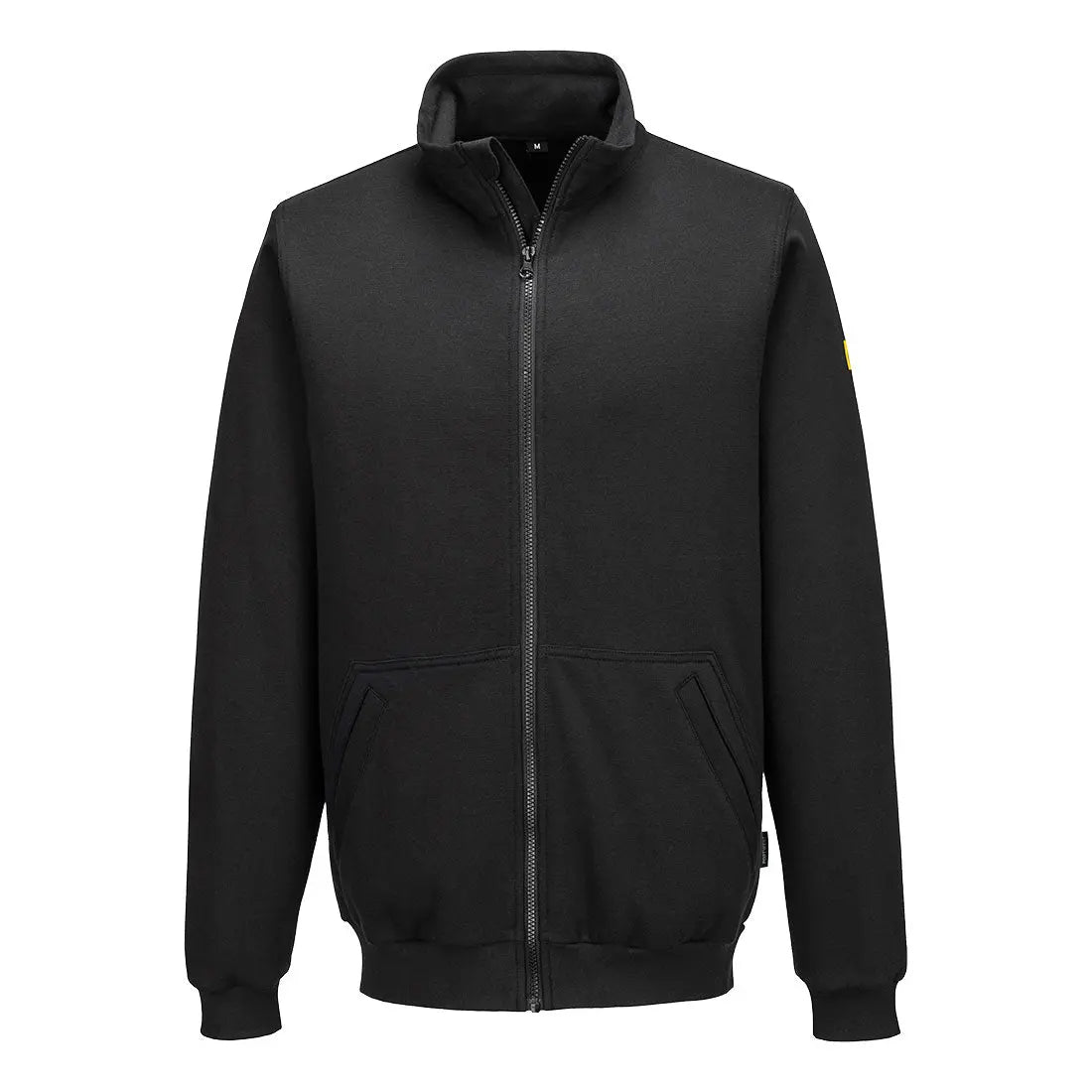 Anti Static Esd Zip Sweatshirt As25 - Black - Customisable Sweatshirts