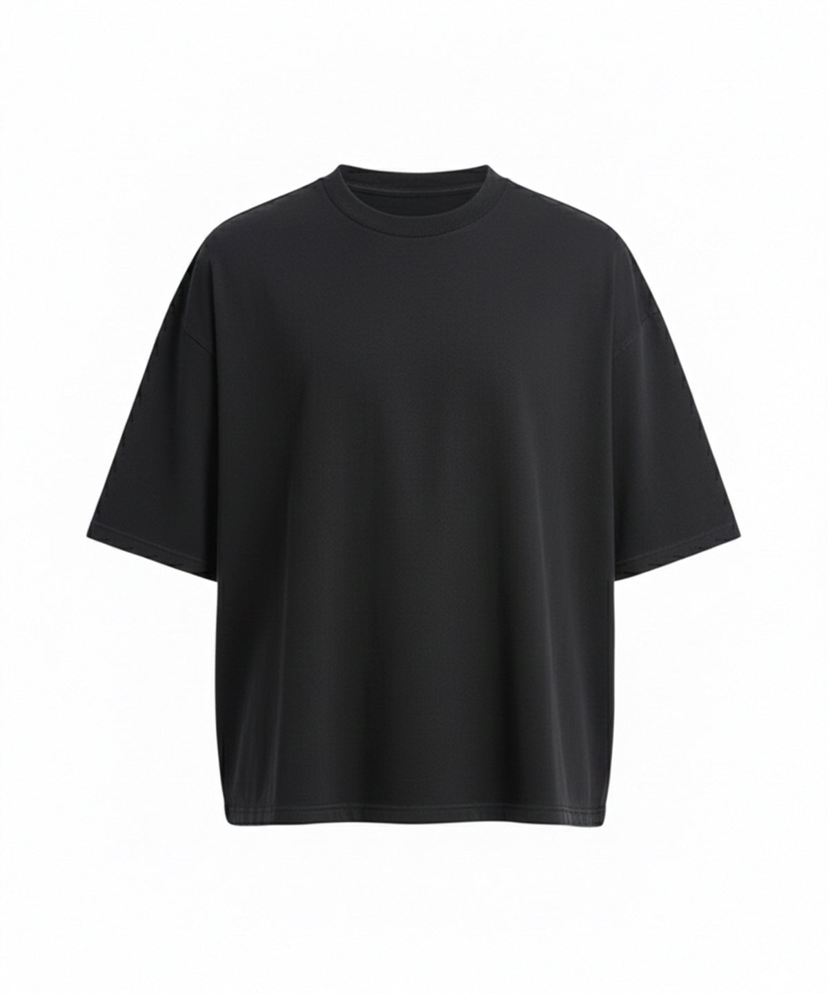AWDis 240 boxy cropped T - AT004 - Deep Black - Customisable T-Shirts