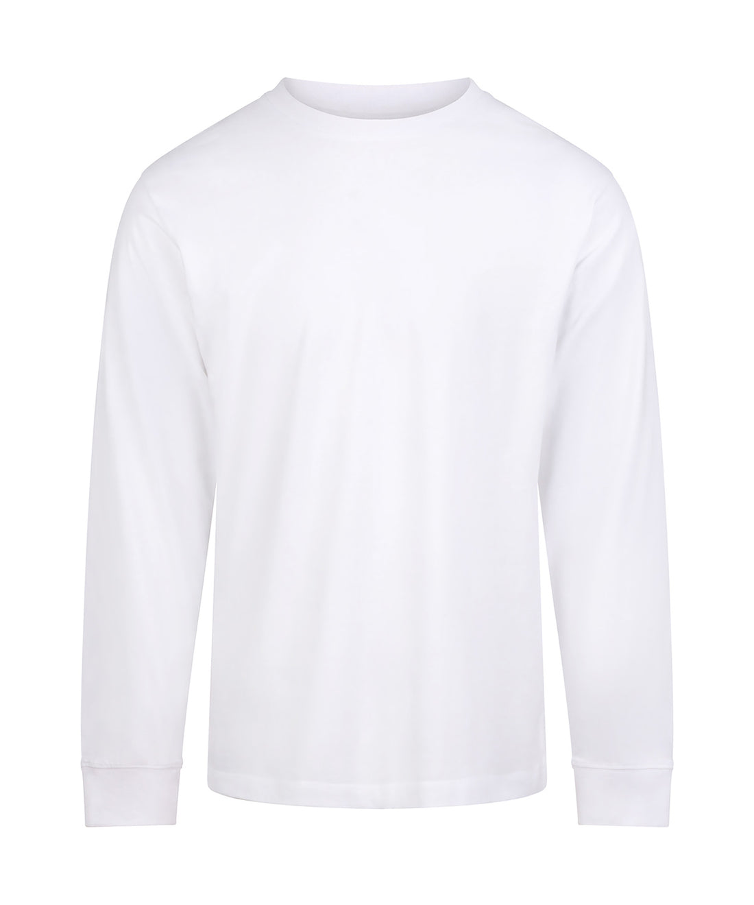 AWDis 180 long sleeve T - AT012 - Arctic White - Customisable T-Shirts