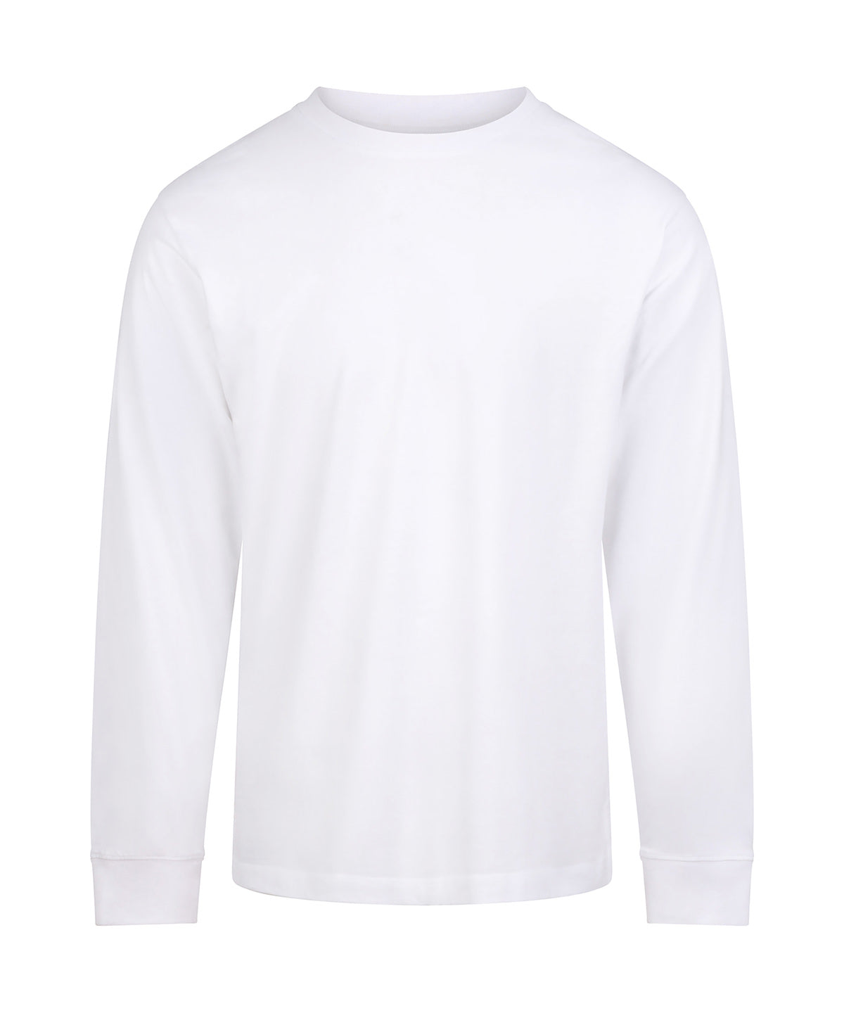 AWDis 180 long sleeve T - AT012 - Arctic White - Customisable T-Shirts