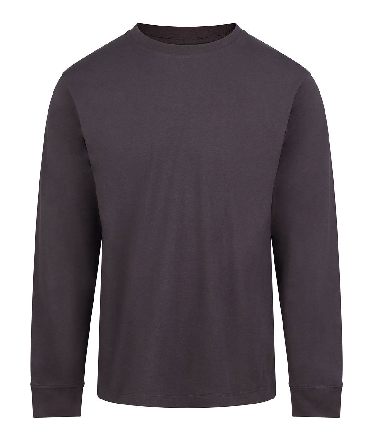 AWDis 180 long sleeve T - AT012 - Solid Charcoal - Customisable T-Shirts