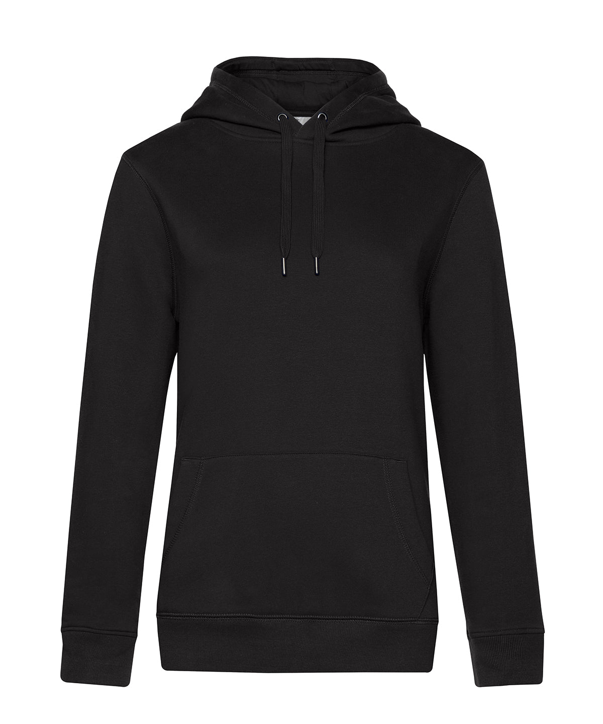 Queen hooded - B011F - Black Pure* - Customisable Hoodies