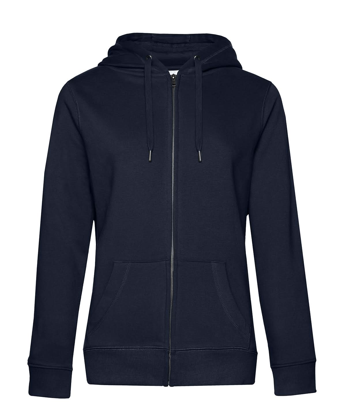 B&amp;C Collection Queen zipped hooded B012F - Navy Blue - Customisable Hoodies