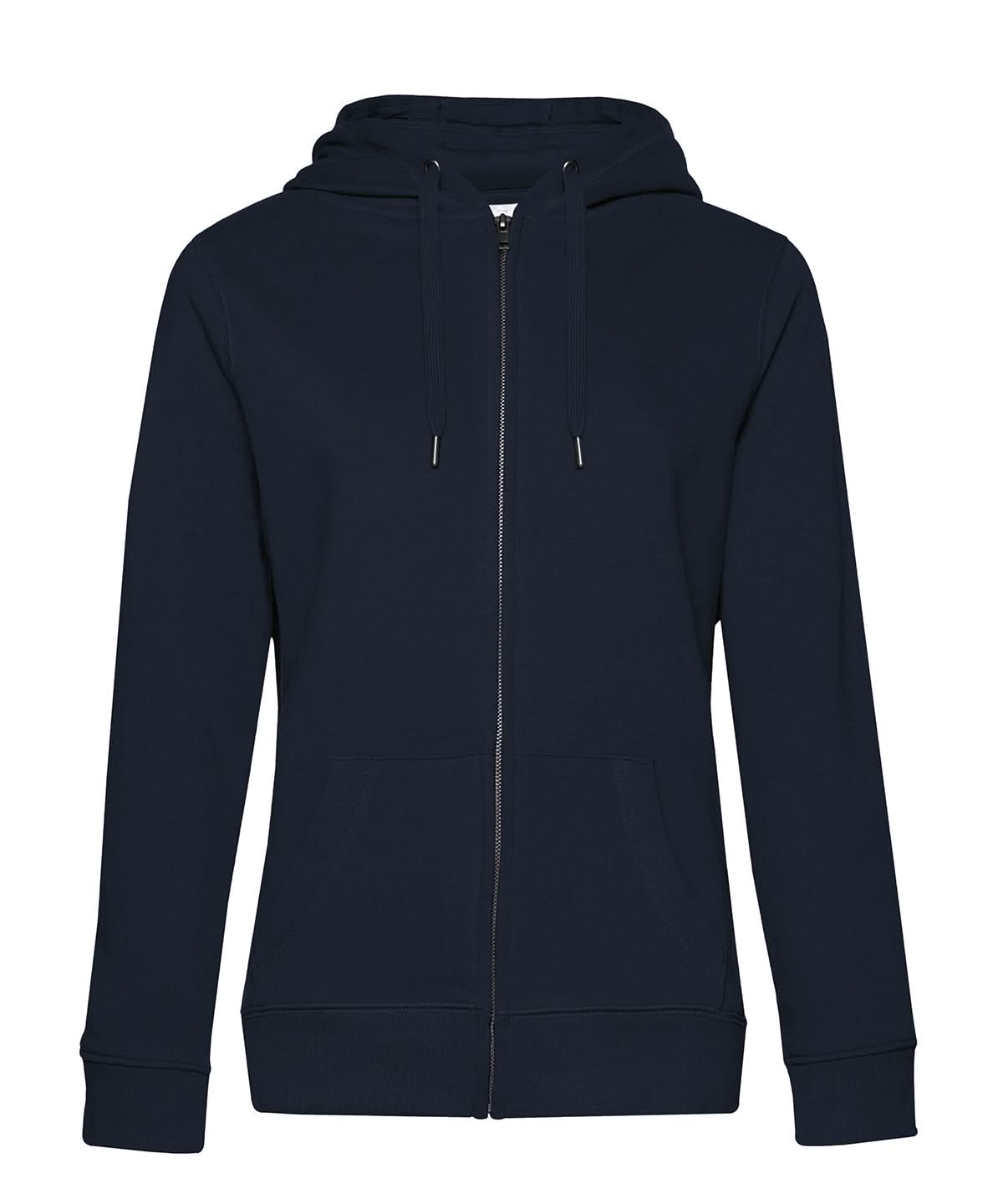 B&amp;C Collection Queen zipped hooded B012F - Navy - Customisable Hoodies