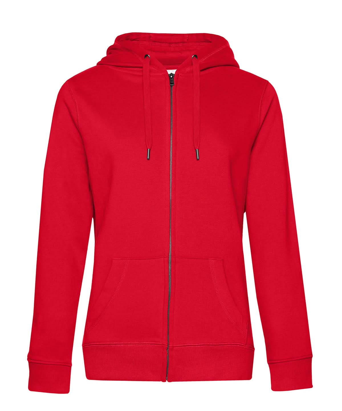 B&amp;C Collection Queen zipped hooded B012F - Red - Customisable Hoodies
