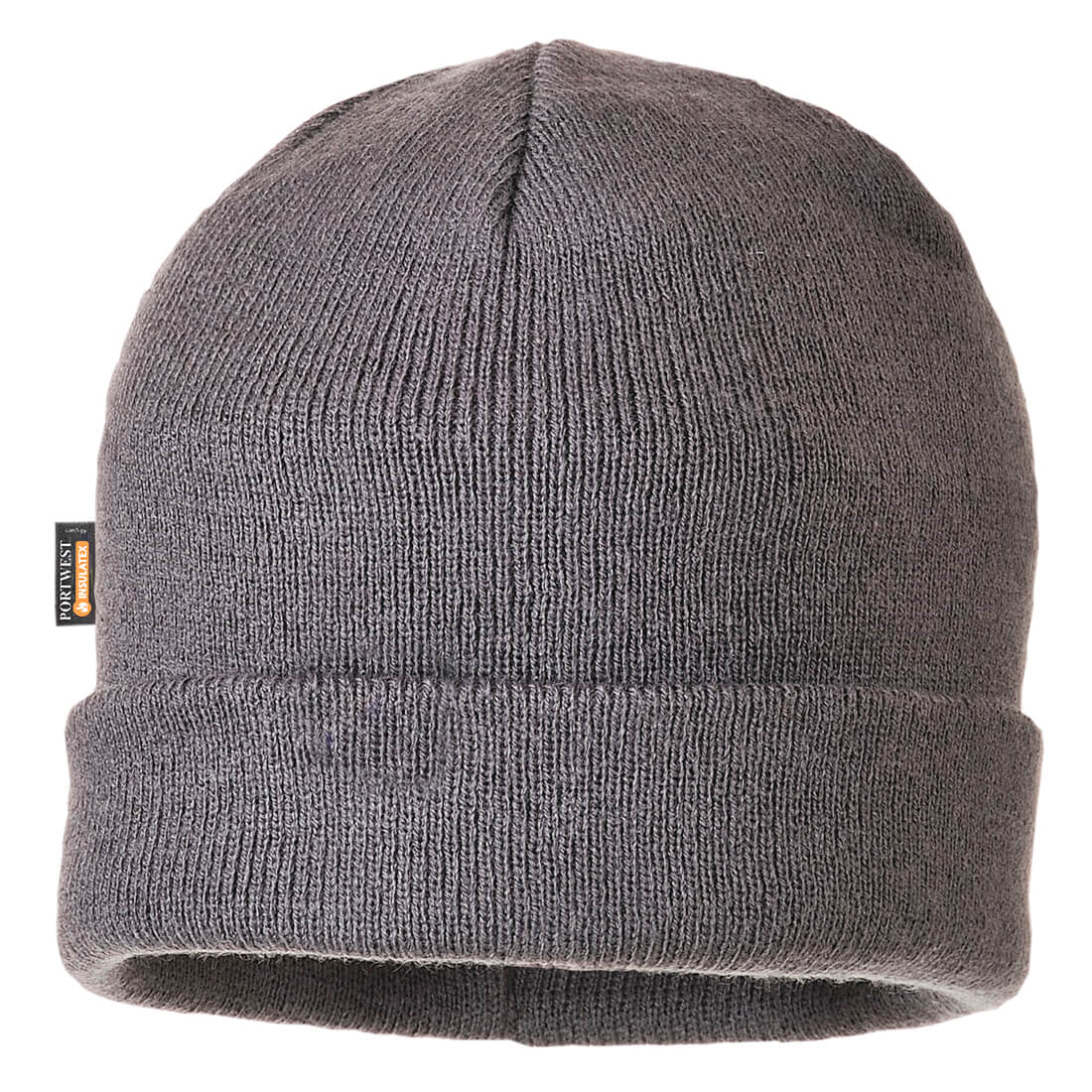 Insulated Knit Beanie B013 - Grey O S - Customisable All Weather Accessories