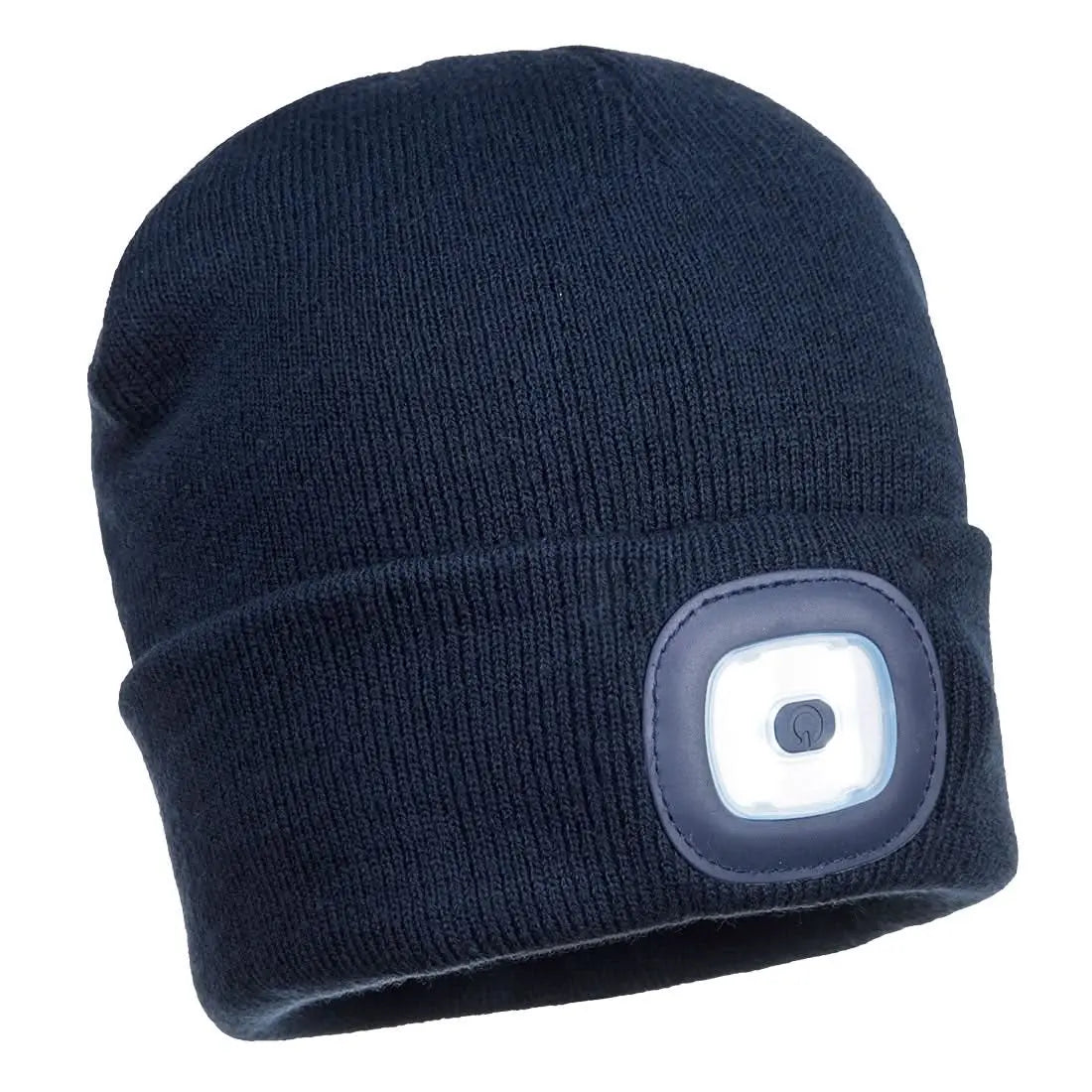 Rechargeable Led Beanie B029 - Navy - Customisable Lighting