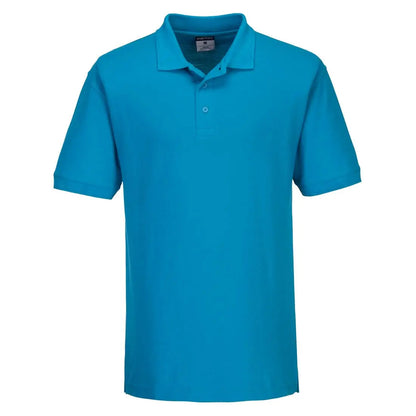 Naples Polo Shirt S/S B210 - Aqua - Customisable Polo Shirts