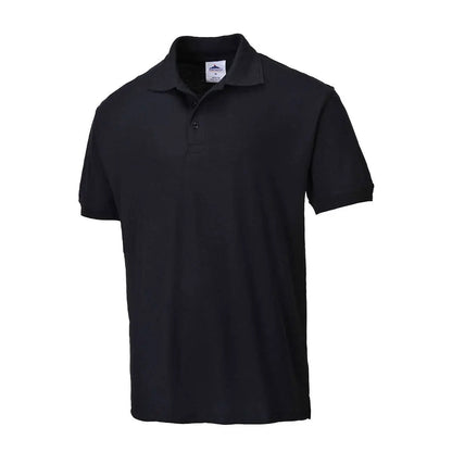 Naples Polo Shirt S/S B210 - Black - Customisable Polo Shirts
