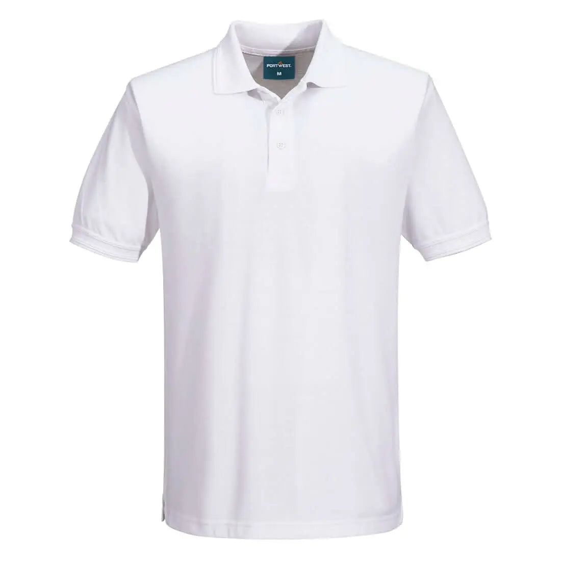Naples Polo Shirt S/S B210 - White - Customisable Polo Shirts