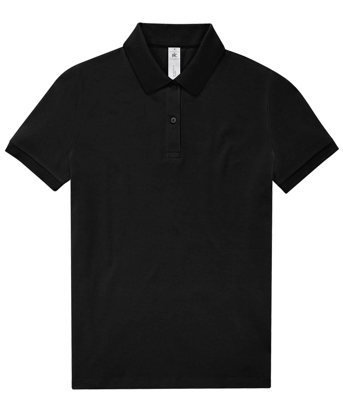 B&amp;C Collection My Polo 180 Women B261F - Black - Customisable Polos