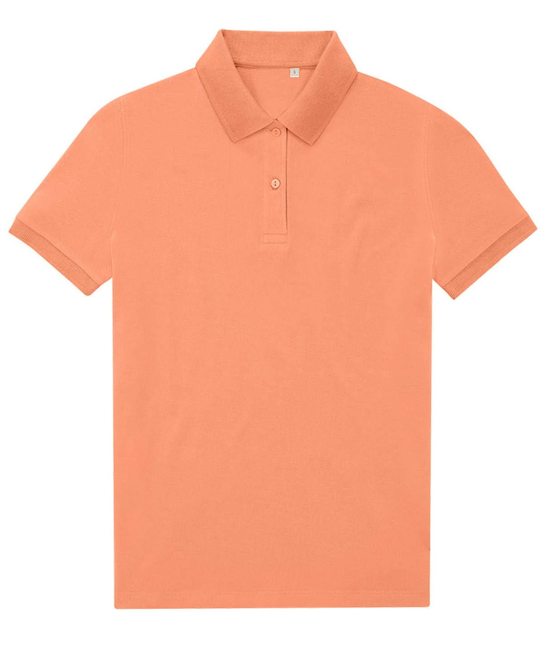 B&amp;C Collection My Eco Polo 6535 Women Melon Orange B265F - Melon Orange - Customisable Polos