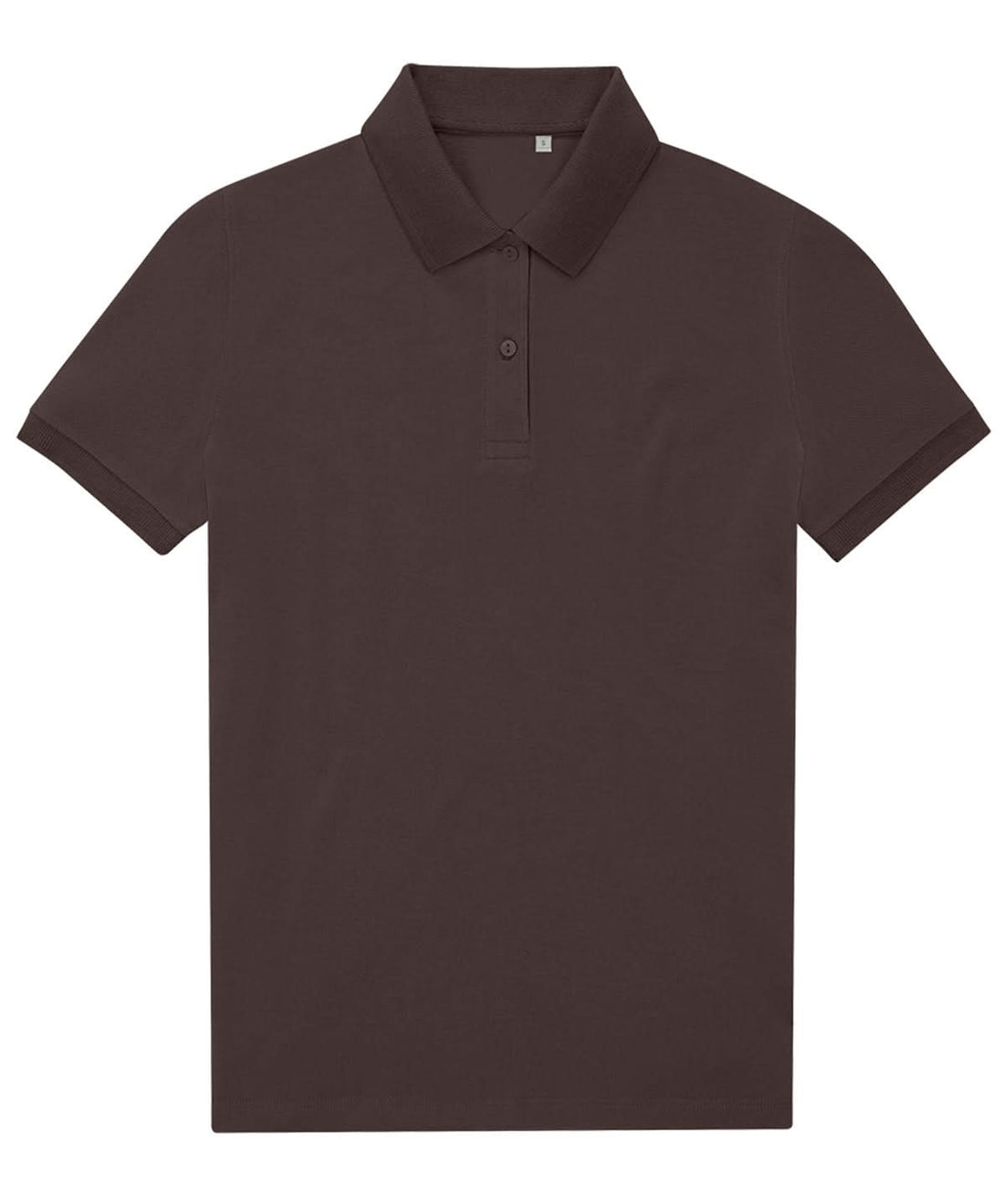 B&amp;C Collection My Eco Polo 6535 Women Roasted Coffee B265F - Roasted Coffee - Customisable Polos
