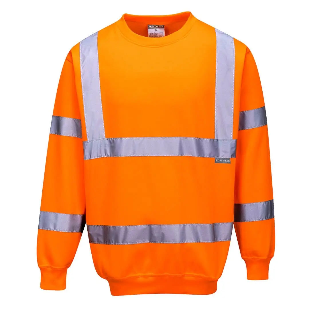 Hi Vis Sweatshirt B303 - Orange - Customisable Sweatshirts
