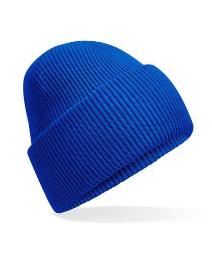 Beechfield Classic engineered deep cuffed beanie B385R - Bright Royal One size - Customisable Beanies