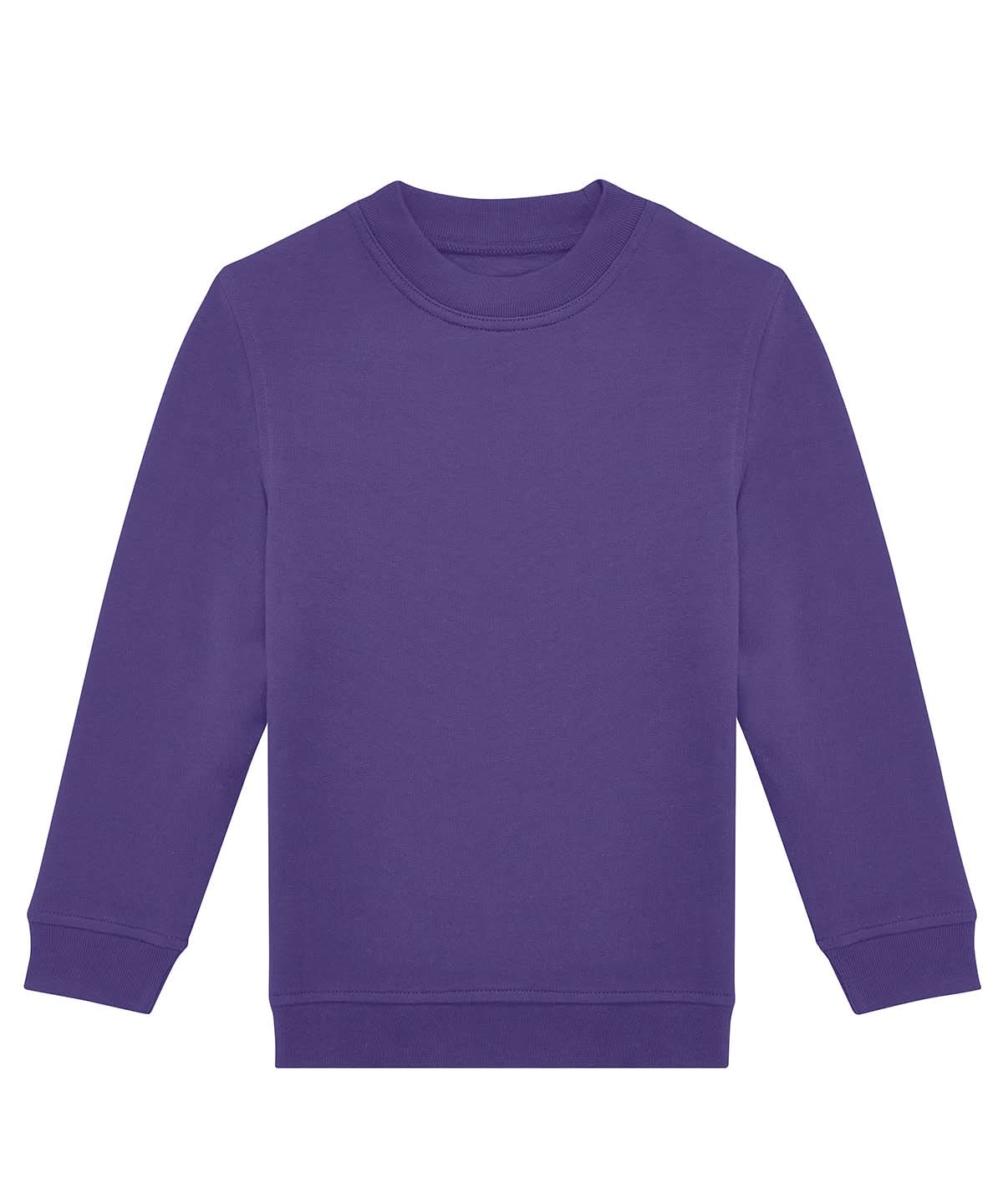 B&amp;C Collection ID332 crew kids B430B - Radiant Purple - Customisable Sweatshirts
