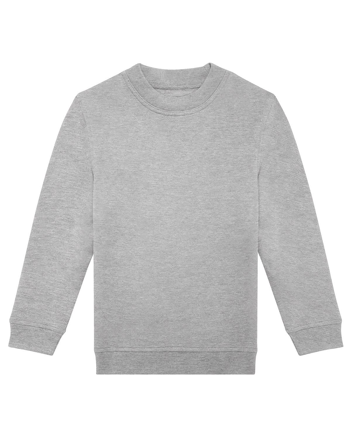 B&amp;C Collection ID332 crew kids B430B - Sport Grey - Customisable Sweatshirts