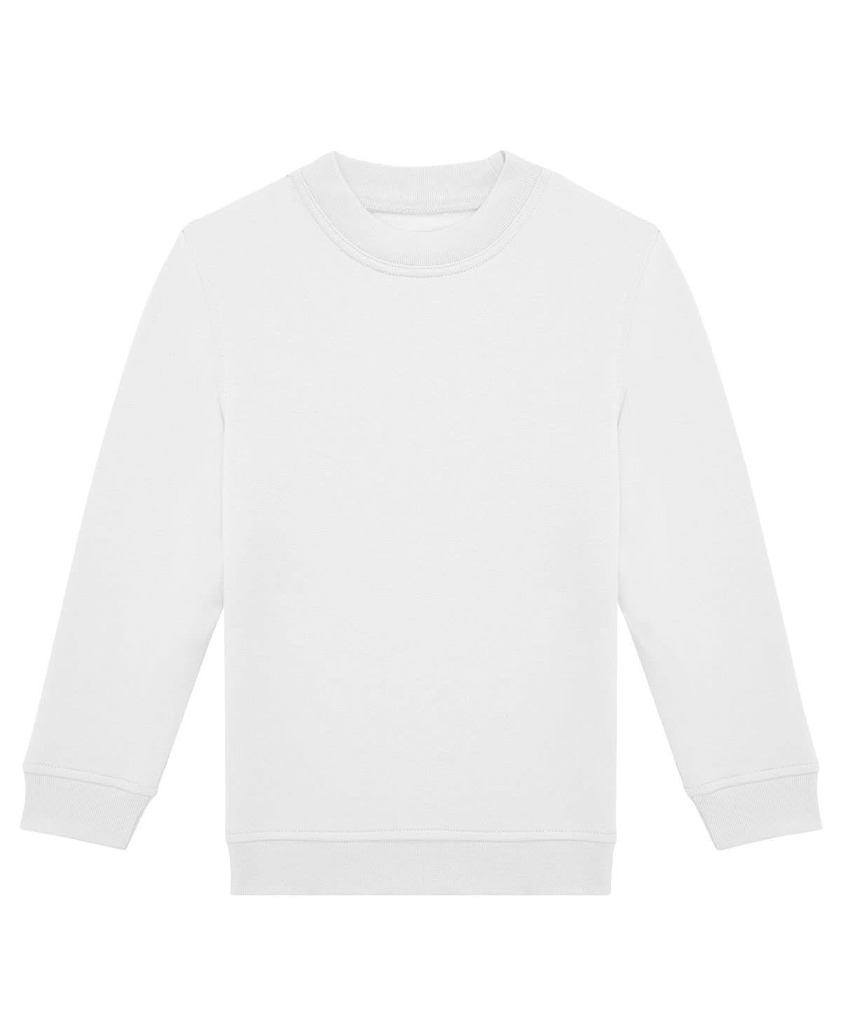 B&amp;C Collection ID332 crew kids B430B - White - Customisable Sweatshirts