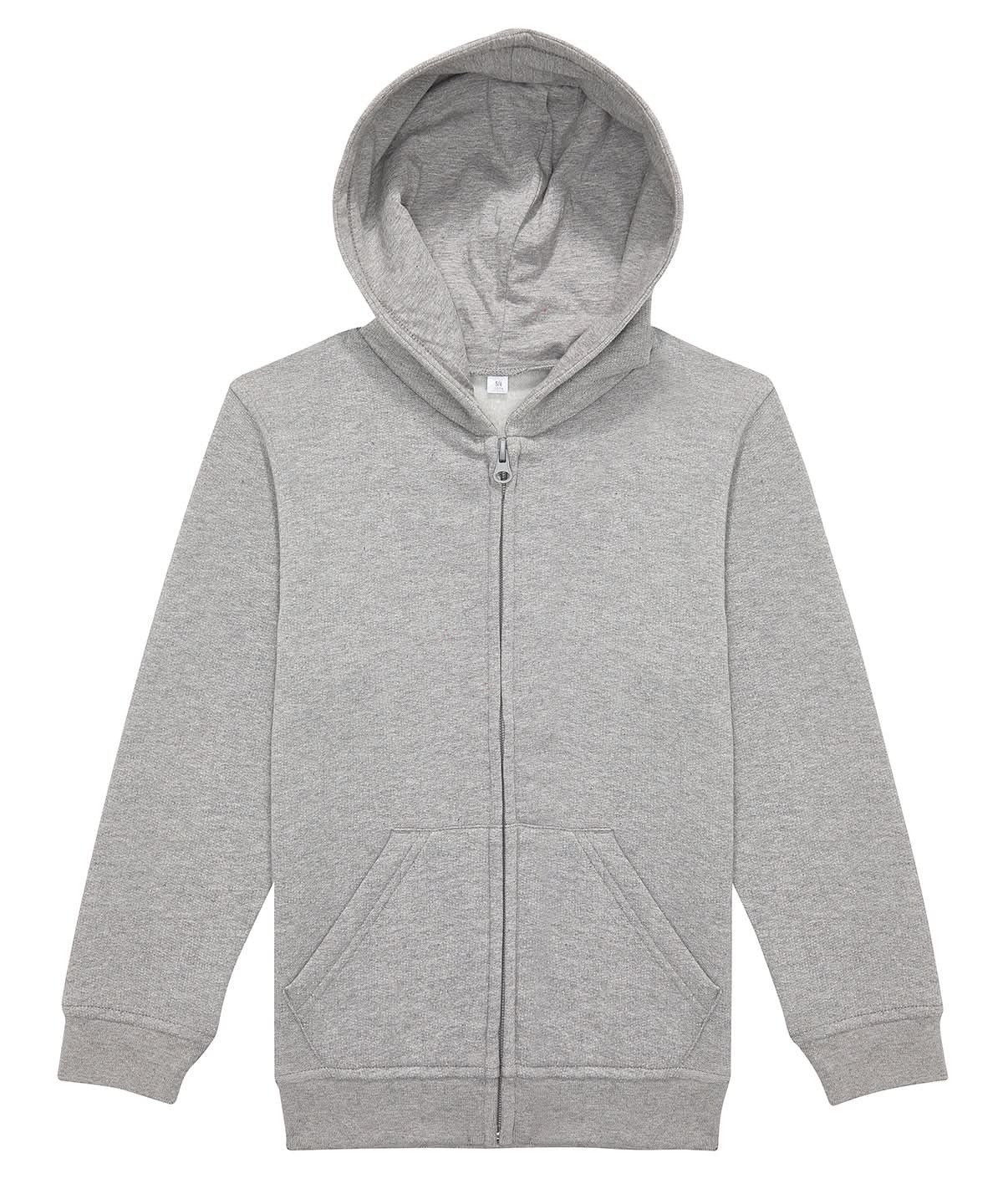B&amp;C Collection Zip hoodie kids B432B - Sport Grey - Customisable Hoodies