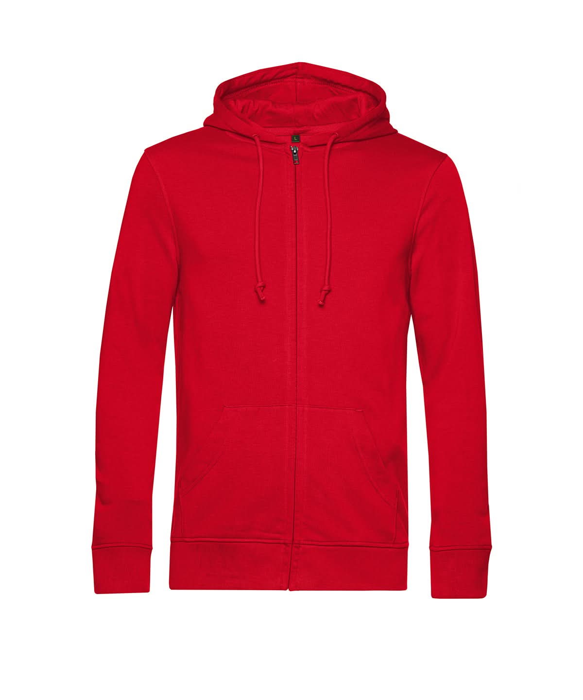 B&amp;C Collection Inspire Zipped Hood BA002 - Red - Customisable Hoodies