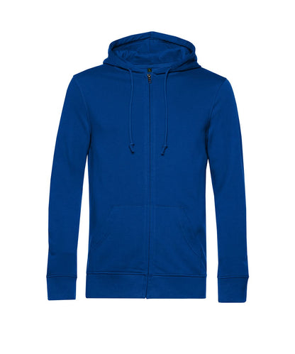 B&amp;C Collection Inspire Zipped Hood BA002 - Royal - Customisable Hoodies