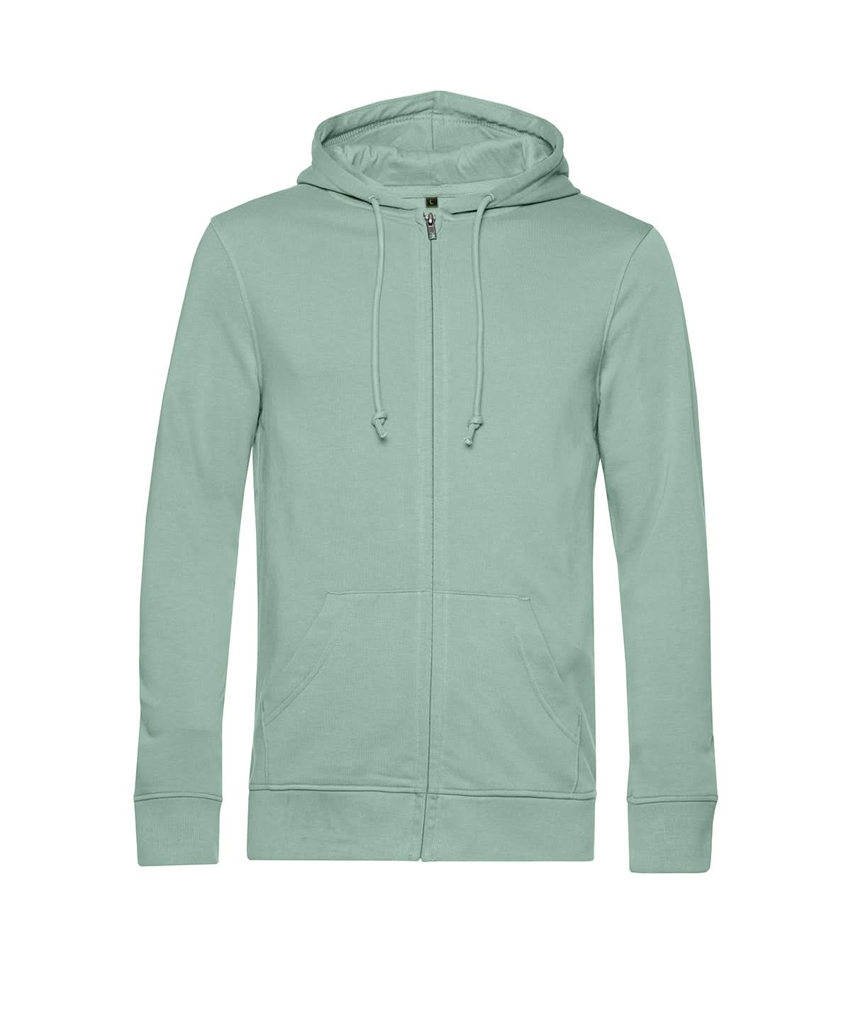 B&amp;C Collection Inspire Zipped Hood BA002 - Sage - Customisable Hoodies