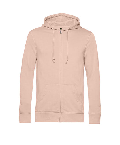 B&amp;C Collection Inspire Zipped Hood BA002 - Soft Rose - Customisable Hoodies