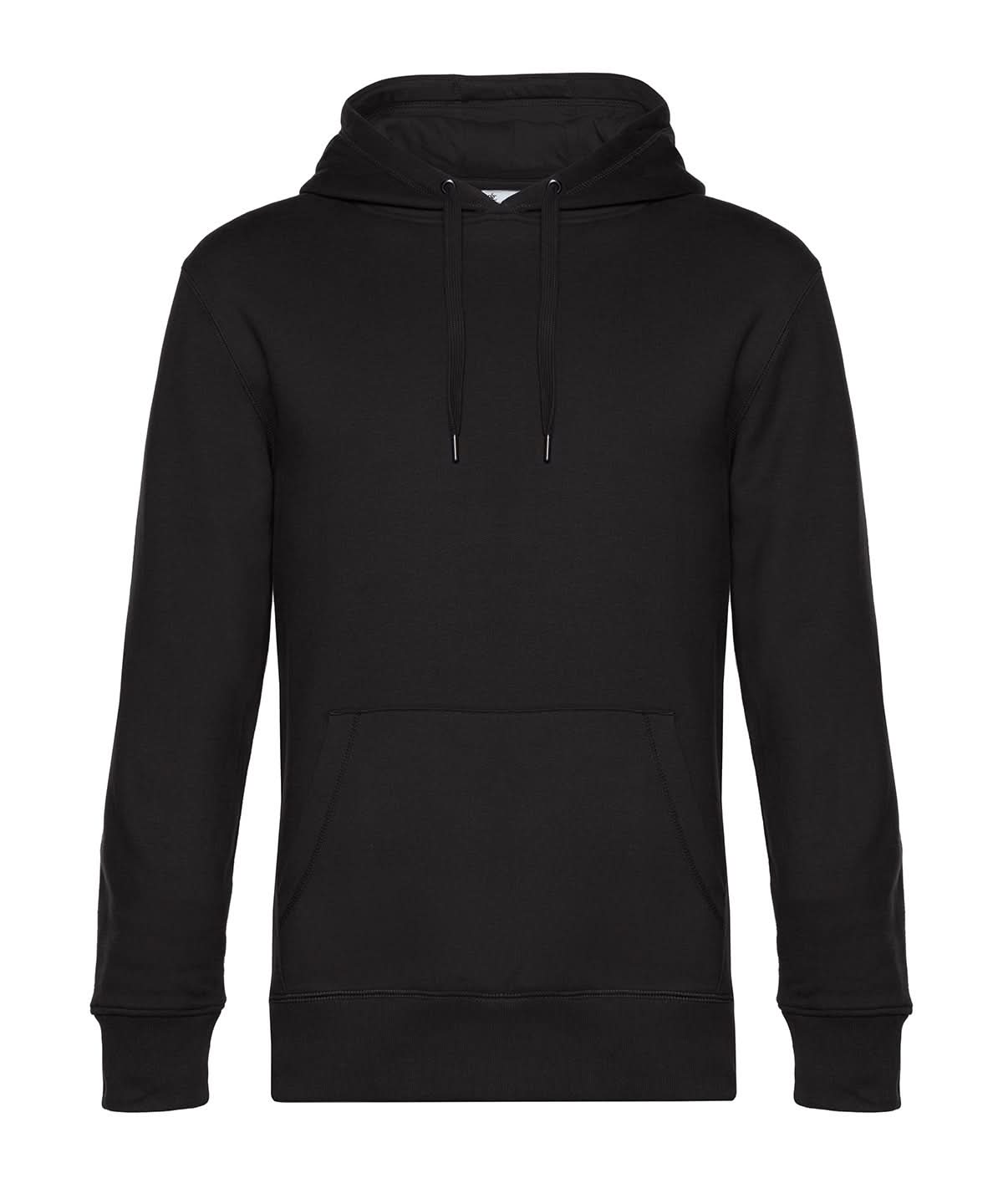 B&amp;C Collection KING Hooded Black Pure BA011 - Black Pure - Customisable Hoodies