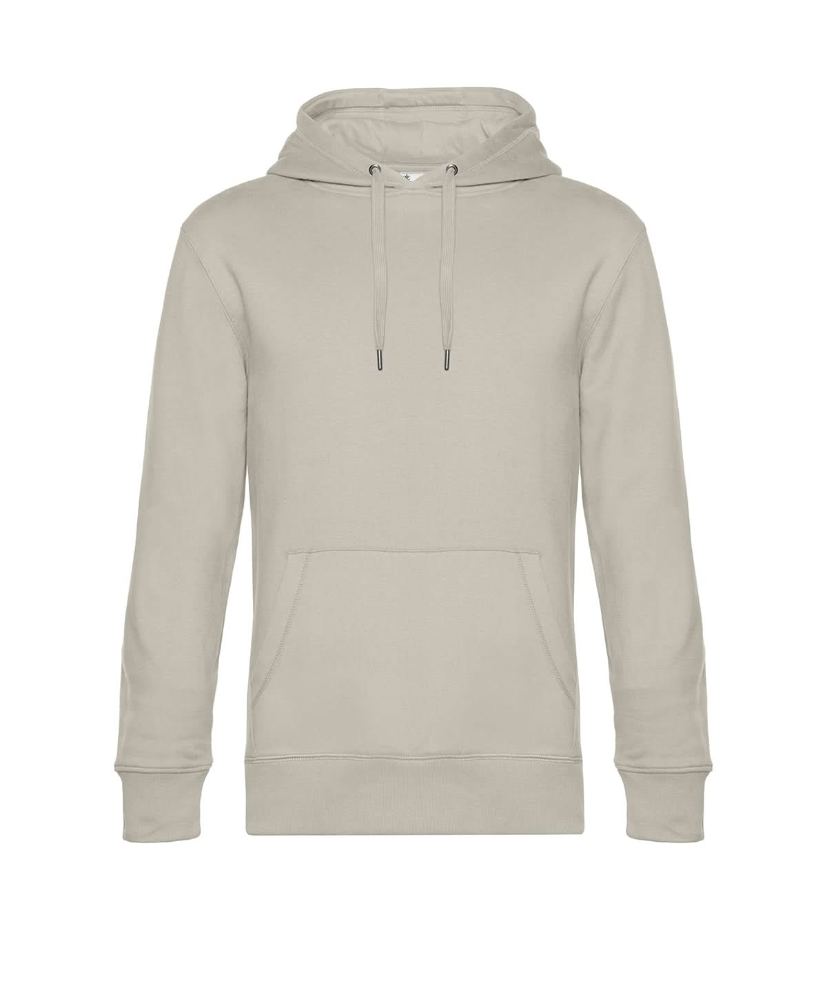 B&amp;C Collection KING Hooded Grey Fog BA011 - Grey Fog - Customisable Hoodies
