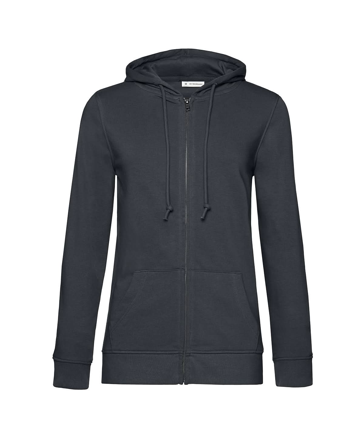 B&amp;C Collection Inspire Zipped Hood women BA02F - Asphalt - Customisable Hoodies