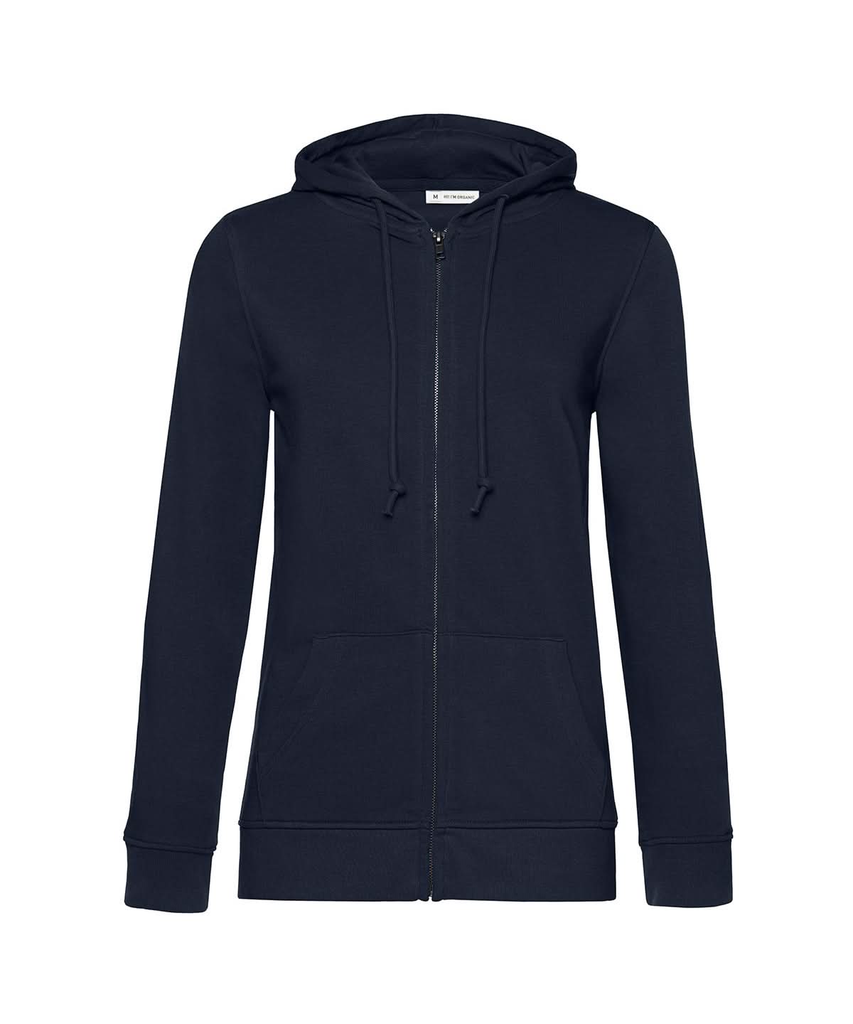 B&amp;C Collection Inspire Zipped Hood women BA02F - Navy Blue - Customisable Hoodies