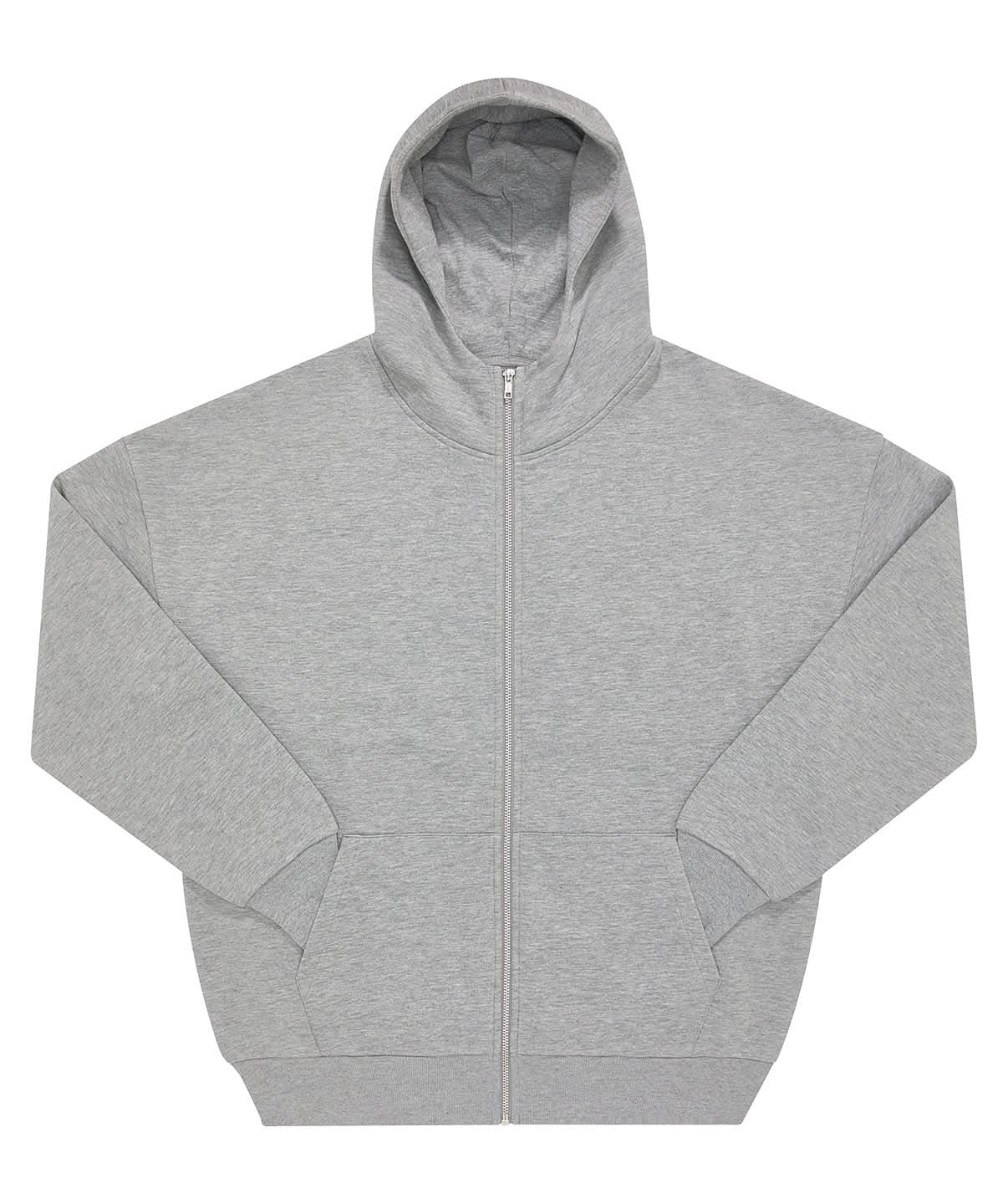 B&amp;C Collection Influence zip hood BA035 - Sport Grey - Customisable Hoodies