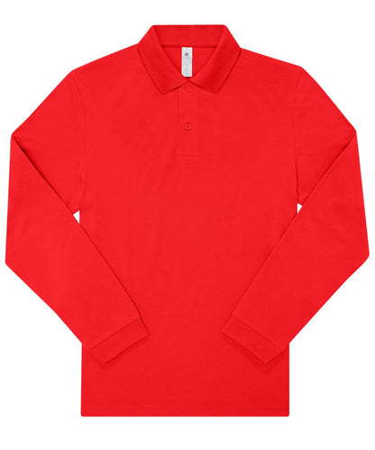 B&amp;C Collection My Polo 180 LSL BA262 - Red - Customisable Polos