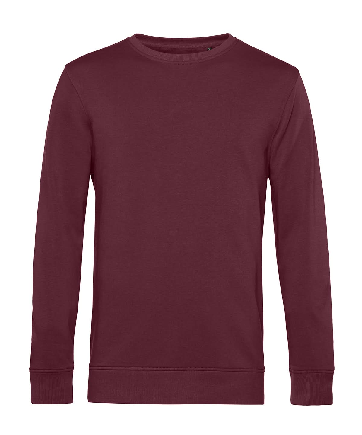 B&amp;C Collection Inspire crew neck BA266 - Burgundy - Customisable Sweatshirts
